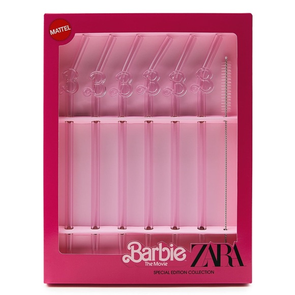 Zara- Barbie The Movie SET OF 6 STRAWS - Picture 2 of 7